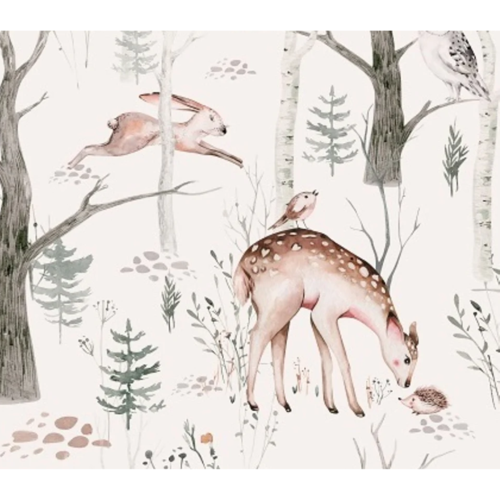 Woodland Nursery Room Design Shop the Look Whimsical